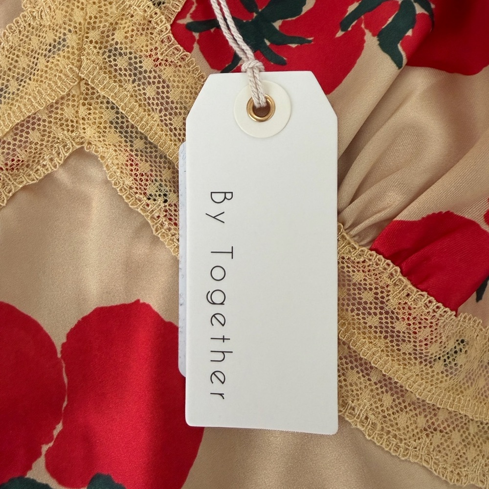 By Together Satin Top - Red Tomatoes - Picture 3 of 5